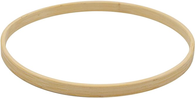 Bambus Ringe Holzringe zum Basteln Blumengestecke (3-Pack, 20cm) – Bild 6